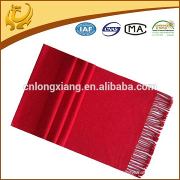 100% Seide reiner langer roter Dame Pashmina Schal